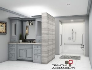 European Wet Room Zero Threshold Barrier Free Showers Thumb