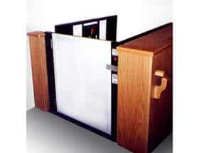 Image of wheelchair lift on white background