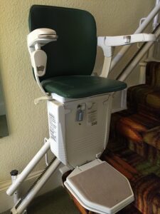 Signature Stair Lift installed on a staircase